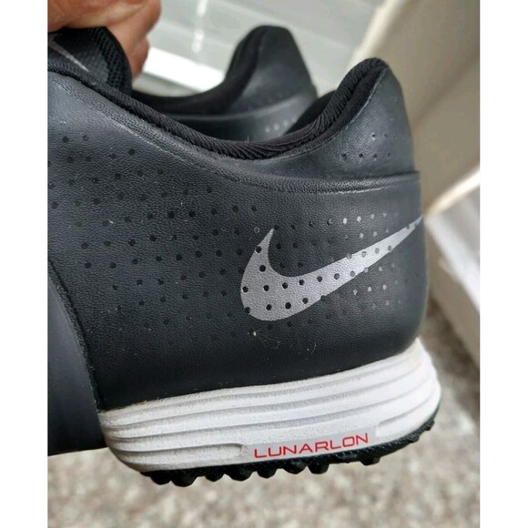 Nike Lunarloe Black Metallic Embellish Gray Size 8.5 golf shoes sneakers - Picture 7 of 10